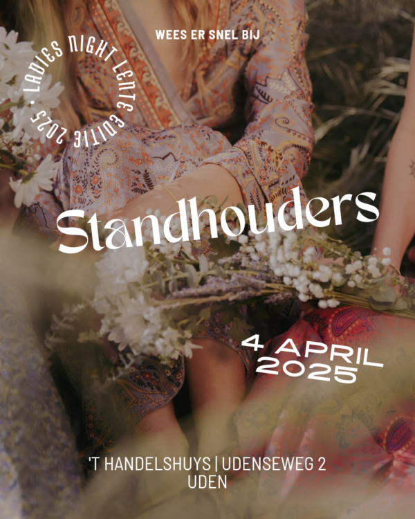 Standhouder Ladies Night 4 april 2025