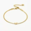 Armbandje goud vlindertje - Afbeelding 2