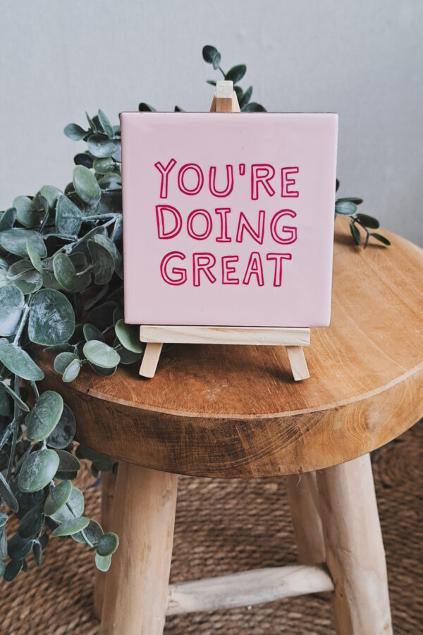 You are doing great