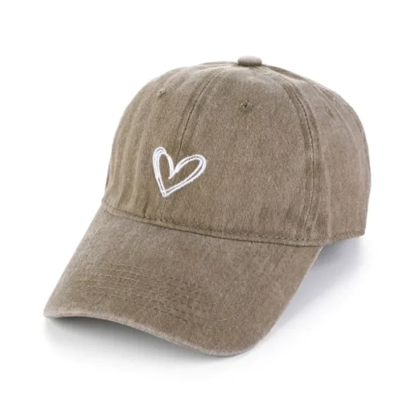Pet vintage hart taupe