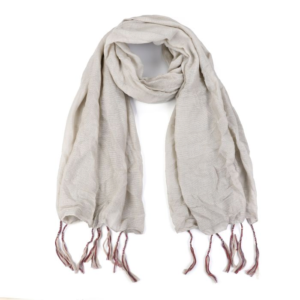 Boho Sjaaltje Khaki met franjes