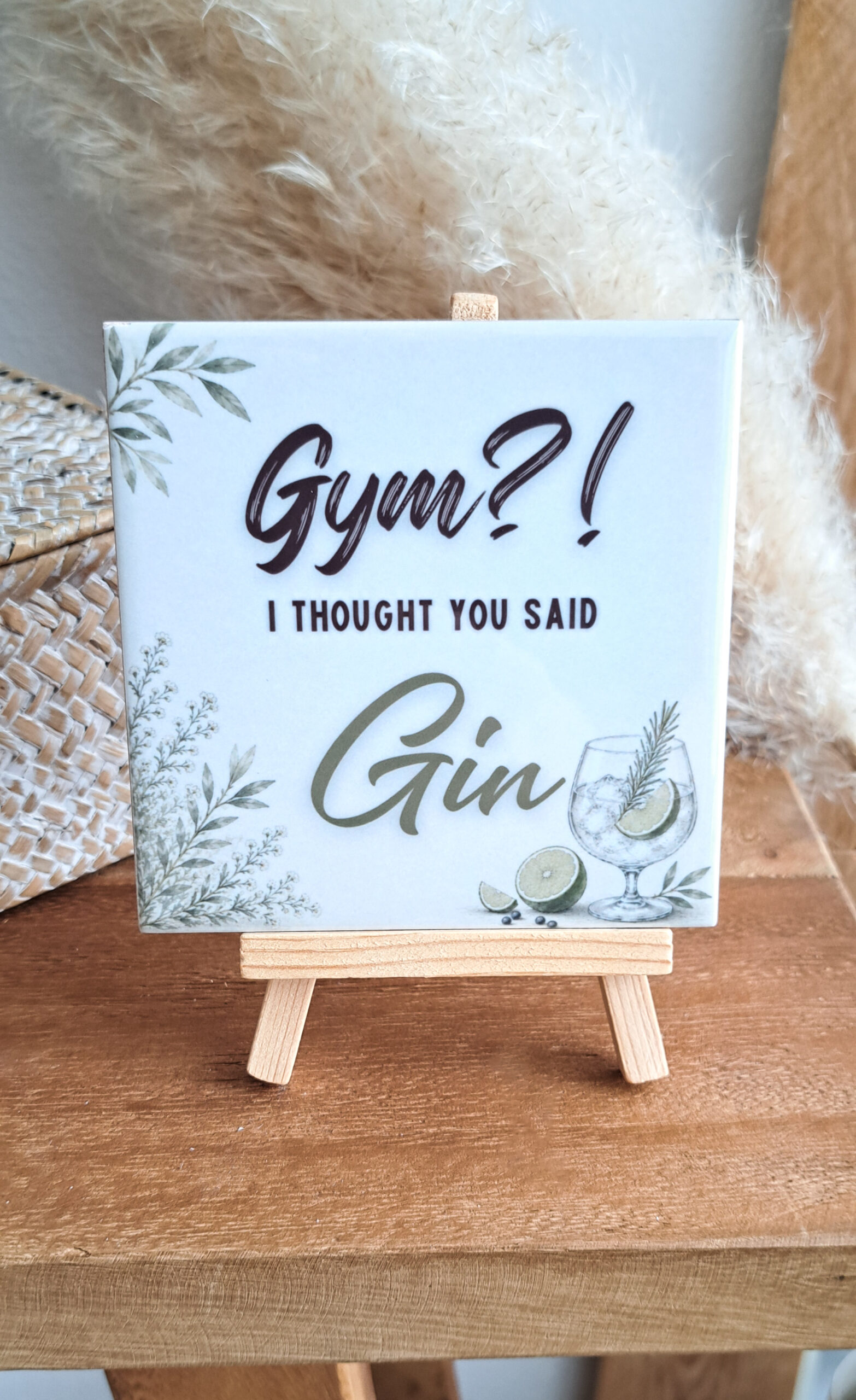 Tegel "Gym? I thought you said Gin"